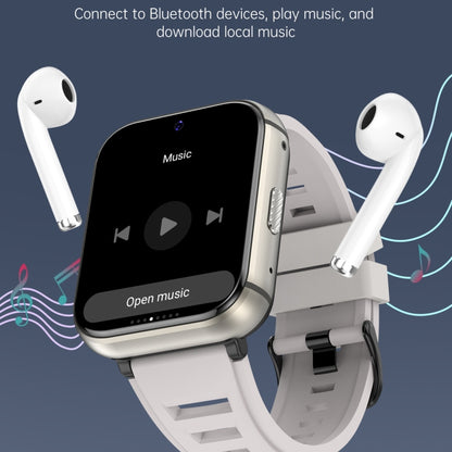 Q668 1.99 inch Screen 4G Smart Watch Android 9.0, Specification:4GB+64GB(Black) by buy2fix