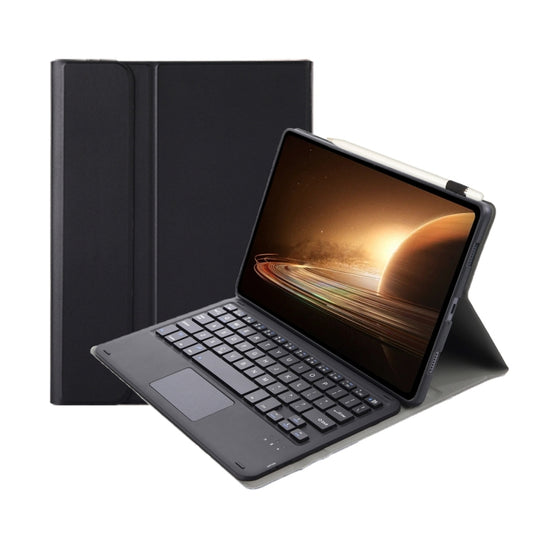 For OPPO Pad 2 11.61 inch 2023 OP13-A Lambskin Texture Ultra-thin Detachable Bluetooth Keyboard Leather Case with Touchpad(Black) - OPPO Keyboard by buy2fix | Online Shopping UK | buy2fix