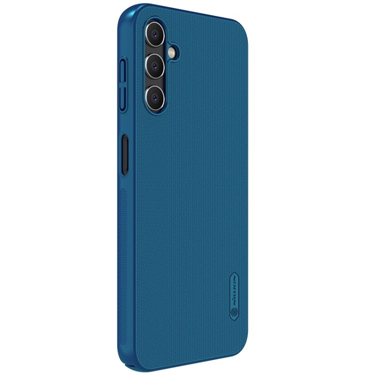 For Samsung Galaxy A14 4G NILLKIN Frosted PC Phone Case(Blue) - Galaxy Phone Cases by NILLKIN | Online Shopping UK | buy2fix