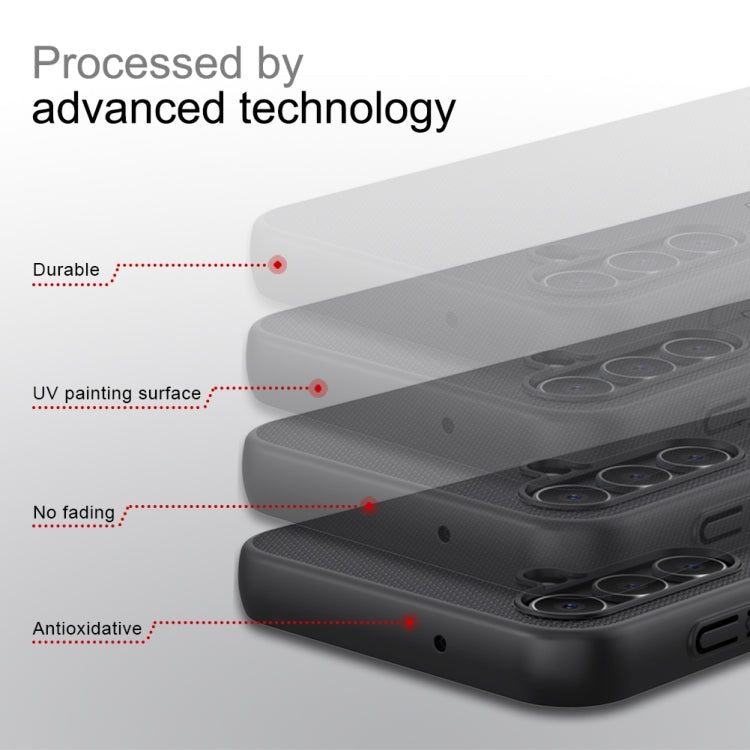 For Samsung Galaxy A14 4G NILLKIN Frosted PC Phone Case(Black) - Galaxy Phone Cases by NILLKIN | Online Shopping UK | buy2fix