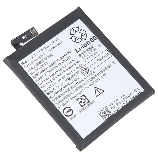 For Sharp AQUOS R2 zero 1 SH-03K 3130mAh Battery Replacement UBATIA286AFN2 by buy2fix