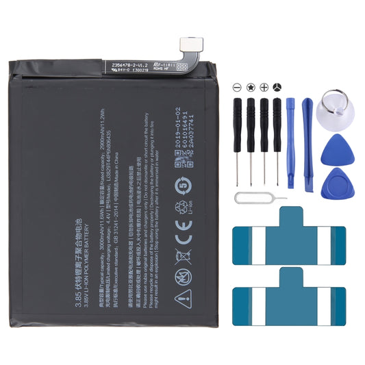 For ZTE Nubia Z11 NX531J 3000mAh Battery Replacement Li3829T44P6h806435 - For ZTE by buy2fix | Online Shopping UK | buy2fix