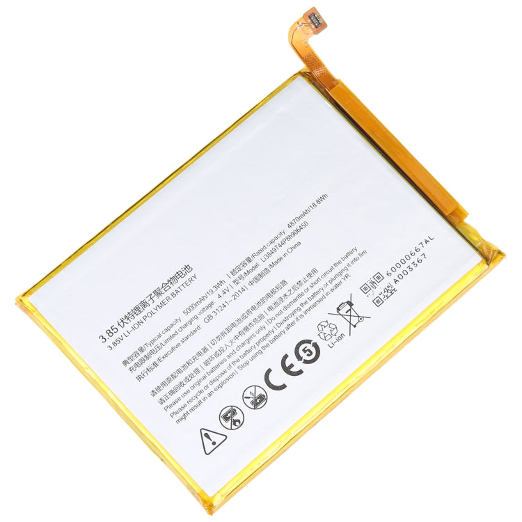 For ZTE blade A0620/A6 Lite A0622/ nubia N3 NX608j 4870mAh Battery Replacement Li3849T44P8h906450 - For ZTE by buy2fix | Online Shopping UK | buy2fix