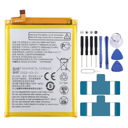 For ZTE 7530N 3900mAh Battery Replacement Li3839T44P8h866445 - For ZTE by buy2fix | Online Shopping UK | buy2fix