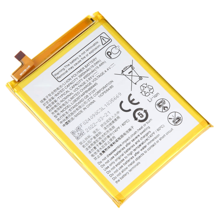 For ZTE 7530N 3900mAh Battery Replacement Li3839T44P8h866445 - For ZTE by buy2fix | Online Shopping UK | buy2fix