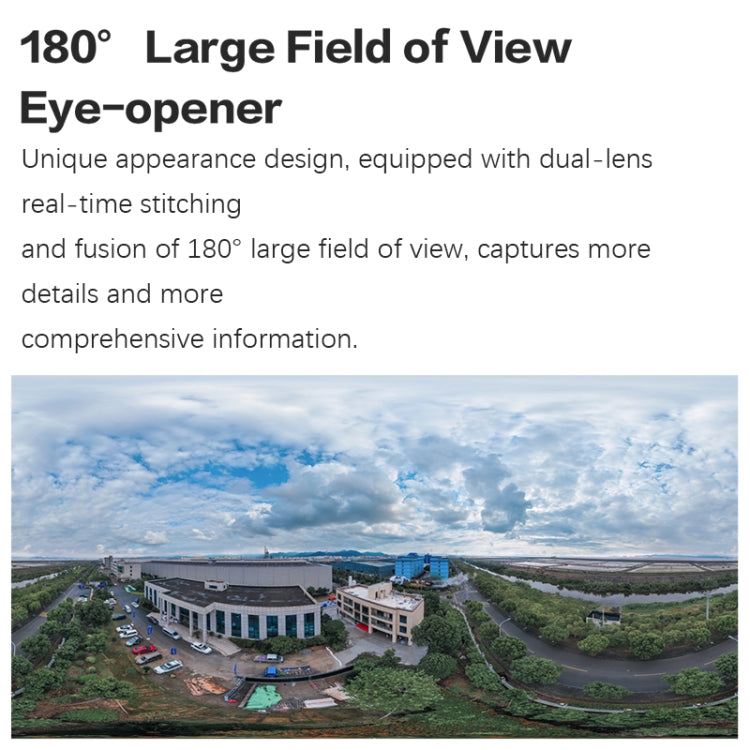 Q38 WIFI Humanoid Recognition AI Alarm 180 Degree Dual 2MP IP Camera, Plug:UK Plug by buy2fix