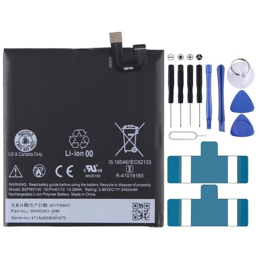 For Google Pixel XL 3450mAh Battery Replacement B2PW2100 - For Google by buy2fix | Online Shopping UK | buy2fix