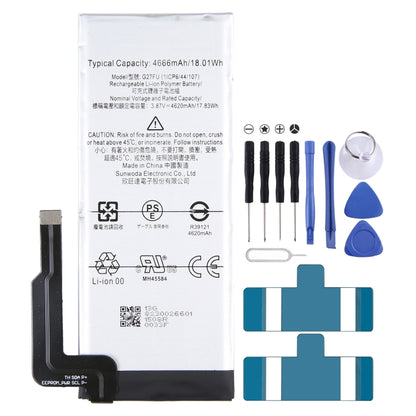 For Google Pixel 5A 4620mAh Battery Replacement G27FU - For Google by buy2fix | Online Shopping UK | buy2fix