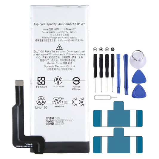 For Google Pixel 5A 4620mAh Battery Replacement G27FU - For Google by buy2fix | Online Shopping UK | buy2fix