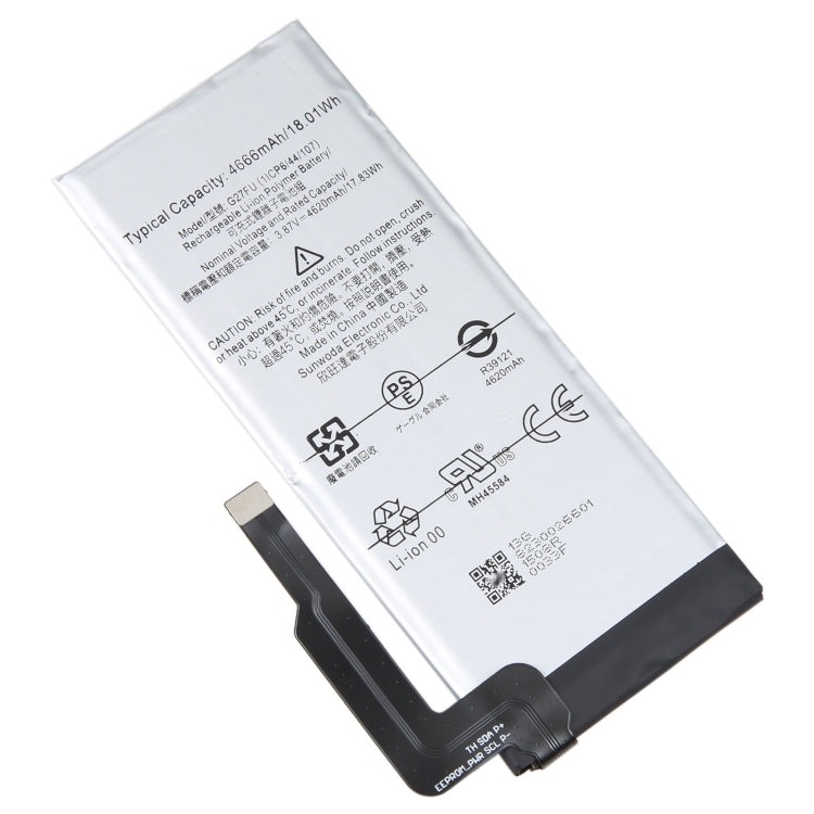 For Google Pixel 5A 4620mAh Battery Replacement G27FU - For Google by buy2fix | Online Shopping UK | buy2fix