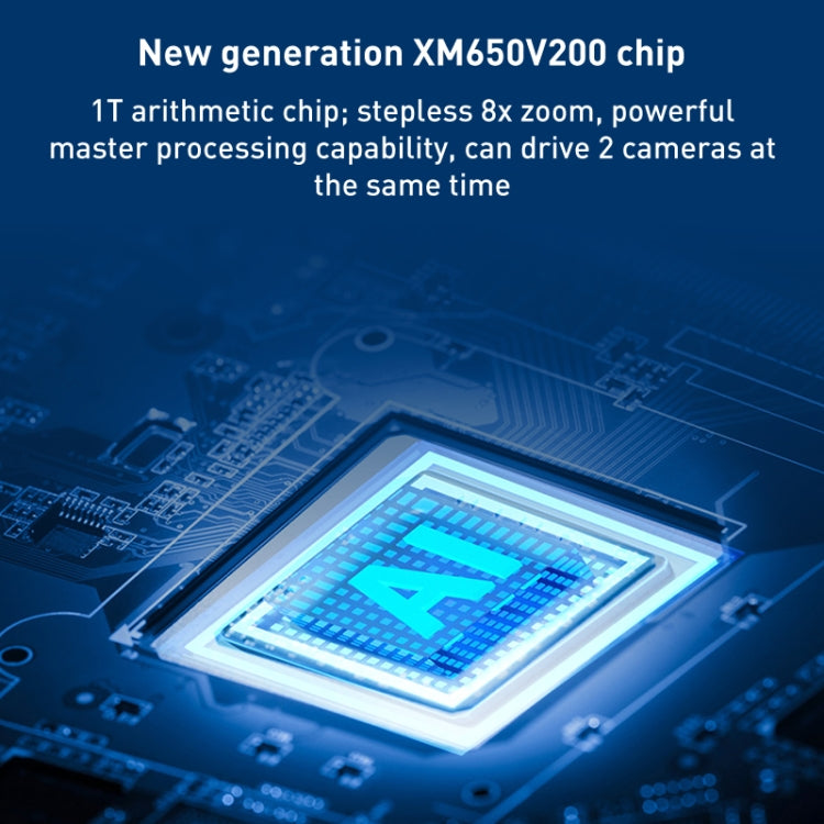 QX81 Humanoid Recognition AI Alarm WIFI Spherical Dual 2MP IP Camera, Plug:US Plug by buy2fix