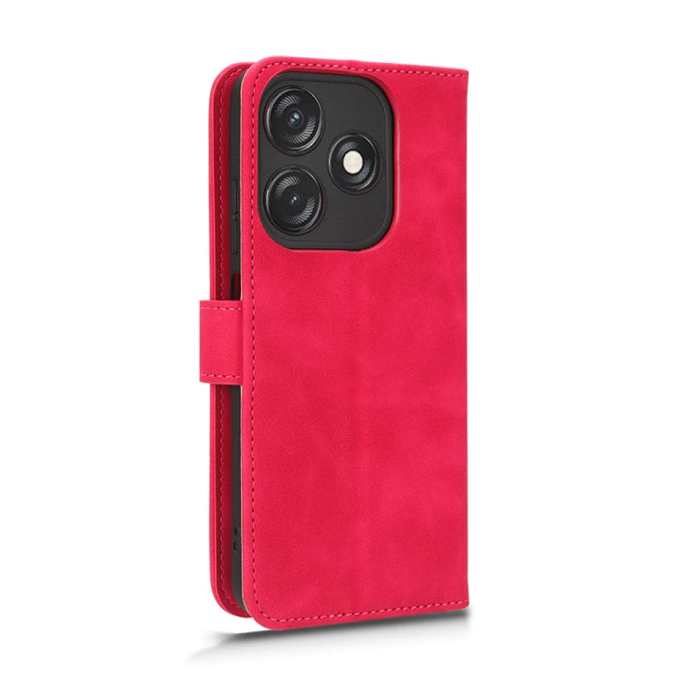 For TECNO Spark 10C Skin Feel Magnetic Flip Leather Phone Case(Rose Red) by buy2fix