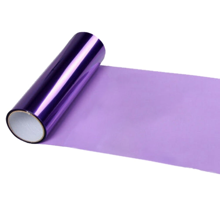 2pcs Car Headlight Protective Film Tail Light Film Motorcycle Fog Light Film, Size:30 x 100cm(Purple) by buy2fix