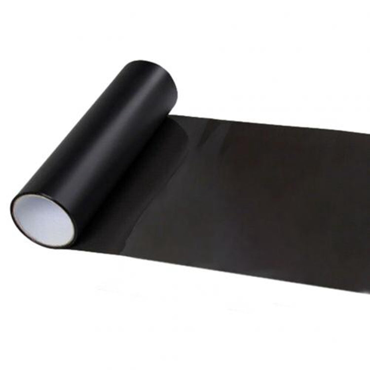 2pcs Car Headlight Protective Film Tail Light Film Motorcycle Fog Light Film, Size:30 x 100cm(Matte Black) by buy2fix