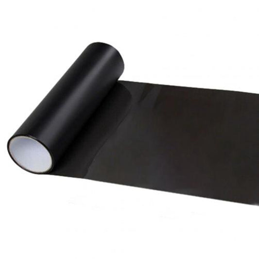 2pcs Car Headlight Protective Film Tail Light Film Motorcycle Fog Light Film, Size:30 x 100cm(Matte Black) by buy2fix