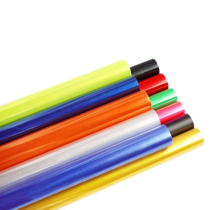 2pcs Car Headlight Protective Film Tail Light Film Motorcycle Fog Light Film, Size:30 x 100cm(Fluorescent Yellow) by buy2fix