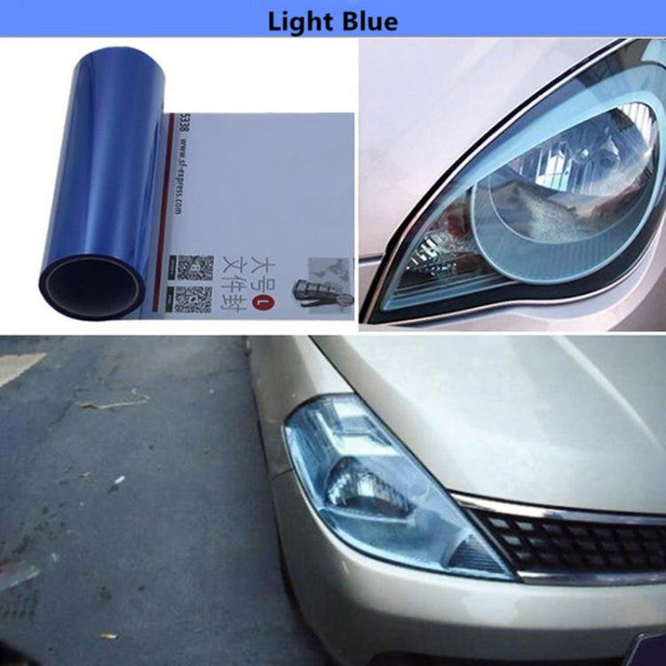 2pcs Car Headlight Protective Film Tail Light Film Motorcycle Fog Light Film, Size:30 x 100cm(Dark Blue) by buy2fix