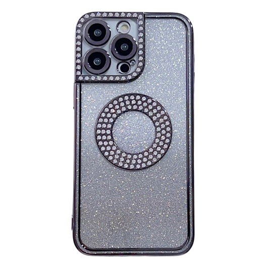 For iPhone 14 Pro Max Electroplated Diamond Gradient Glitter Phone Case(Sierra Blue) - iPhone 14 Pro Max Cases by buy2fix | Online Shopping UK | buy2fix