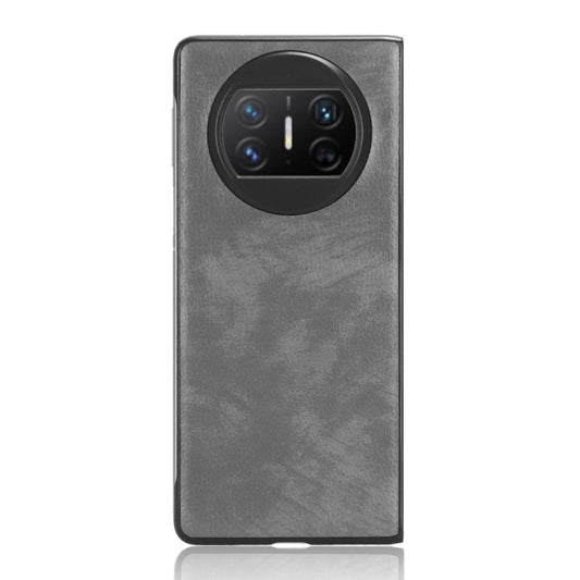 For Huawei Mate X3 Litchi Texture Phone Case(Grey) - Huawei Cases by buy2fix | Online Shopping UK | buy2fix