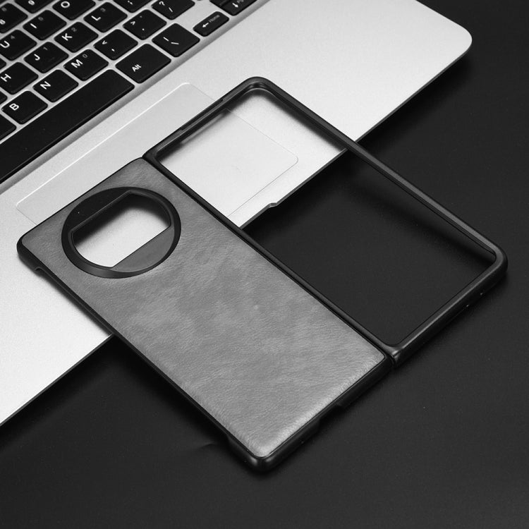 For Huawei Mate X3 Litchi Texture Phone Case(Grey) - Huawei Cases by buy2fix | Online Shopping UK | buy2fix