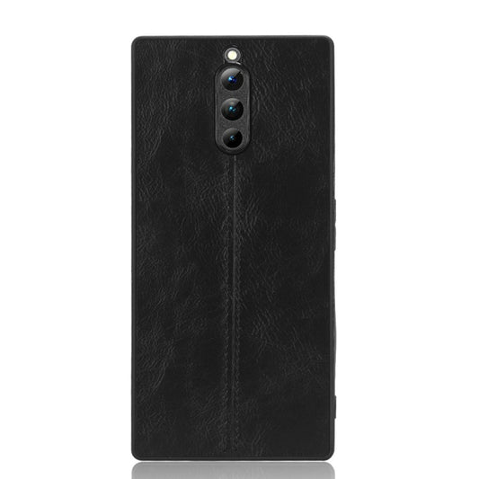 For ZTE  nubia Red Magic 8 Pro Sewing Cow Pattern Skin PC + PU + TPU Phone Case(Black) - ZTE Cases by buy2fix | Online Shopping UK | buy2fix
