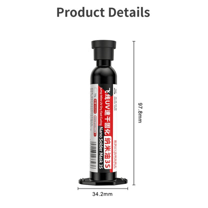 Qianli MEGA-IDEA Nano Solder Mask 3S Jump Wire UV Dry Fast Curing Glue - Repair Glue Series by QIANLI | Online Shopping UK | buy2fix