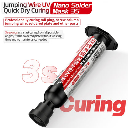 Qianli MEGA-IDEA Nano Solder Mask 3S Jump Wire UV Dry Fast Curing Glue - Repair Glue Series by QIANLI | Online Shopping UK | buy2fix