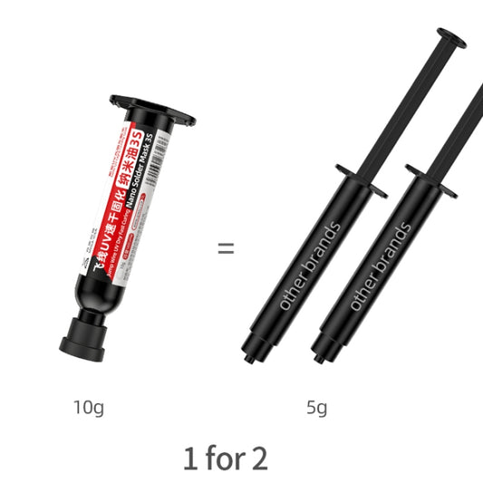 3pcs Qianli MEGA-IDEA Nano Solder Mask 3S Jump Wire UV Dry Fast Curing Glue - Repair Glue Series by QIANLI | Online Shopping UK | buy2fix