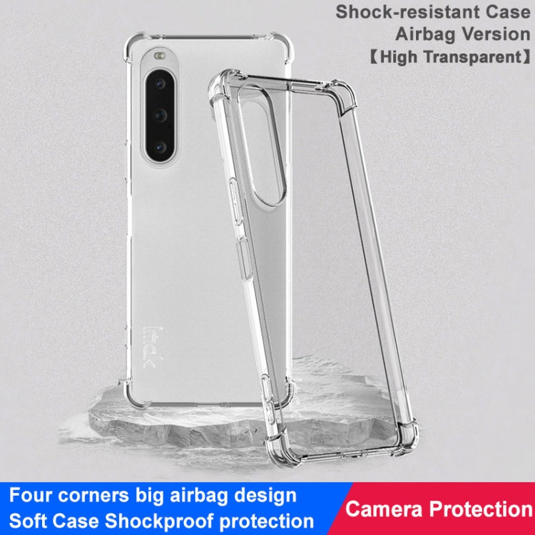 For Sony Xperia 10 V imak Shockproof Airbag TPU Phone Case(Transparent) - Sony Cases by imak | Online Shopping UK | buy2fix