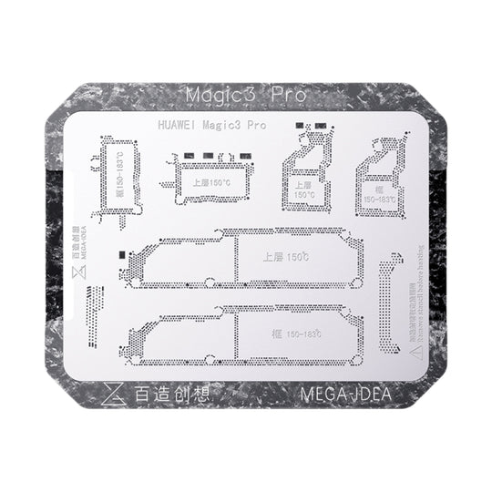 Plate-forme de reballage BGA multifonctionnelle pour Honor Magic3 Pro Qianli Mega-idea, positionnement du cadre central
