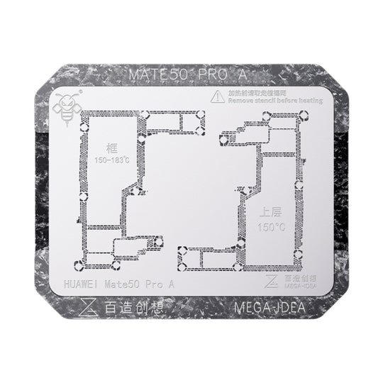 For Huawei Mate 50 Pro A Qianli Mega-idea Multi-functional Middle Frame Positioning BGA Reballing Platform