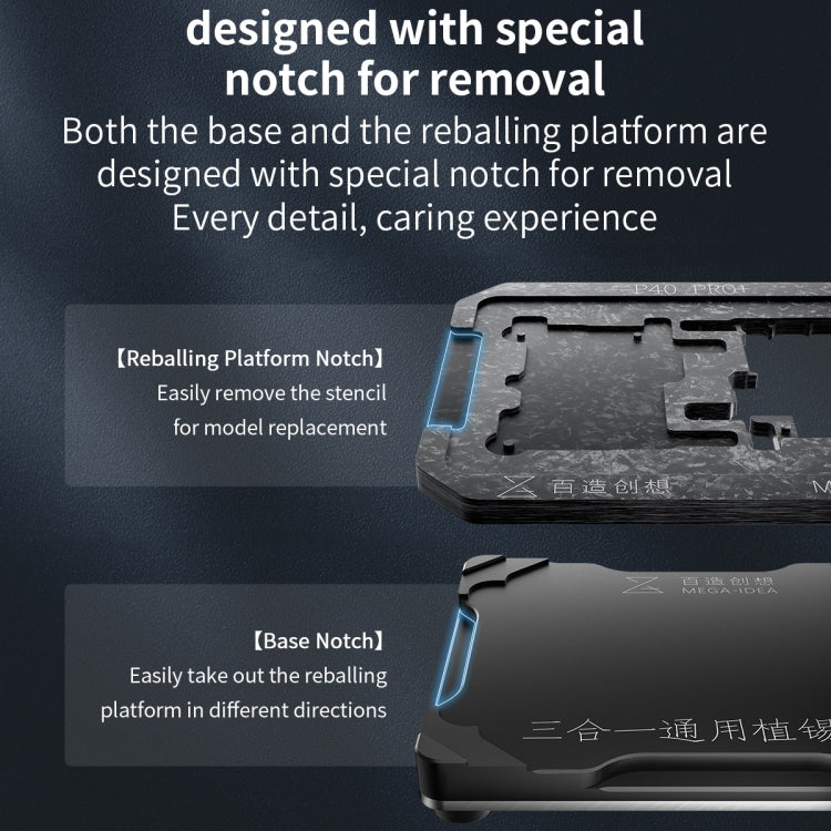 For iPhone 12 Series Qianli Mega-idea Multi-functional Middle Frame Positioning BGA Reballing Platform - Repair Platform by QIANLI | Online Shopping UK | buy2fix