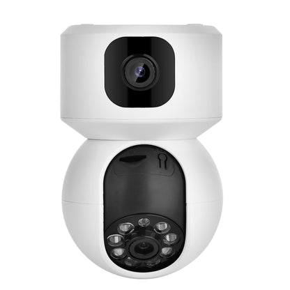 YT66 Dual 2MP Wireless Smart PTZ Camera, Plug:US Plug by buy2fix