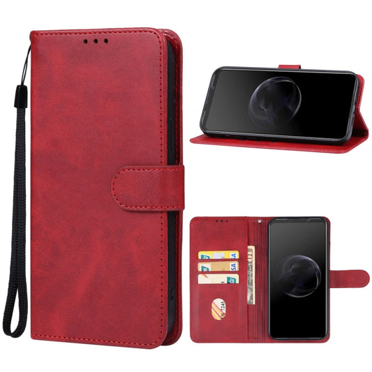 For Asus ROG Phone 7 Leather Phone Case(Red) by buy2fix