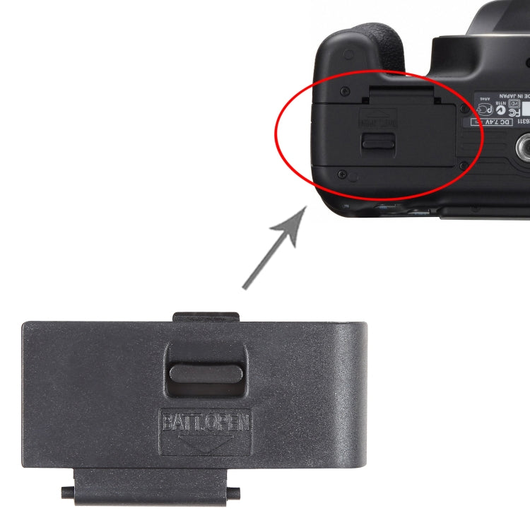 For Canon EOS 600D OEM Battery Compartment Cover - Battery Cover by buy2fix | Online Shopping UK | buy2fix