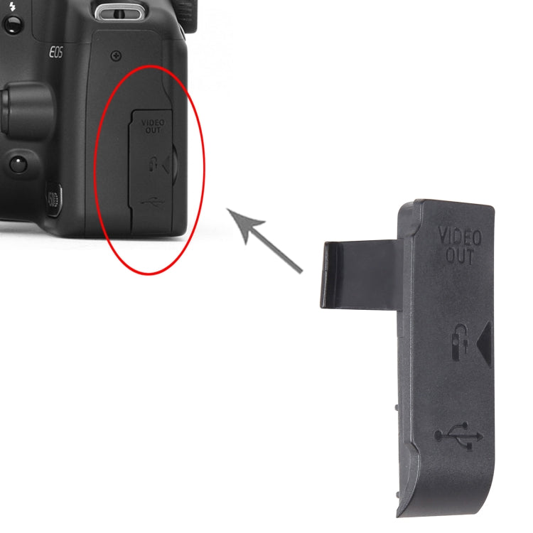 For Canon EOS 450D OEM USB Cover Cap by buy2fix