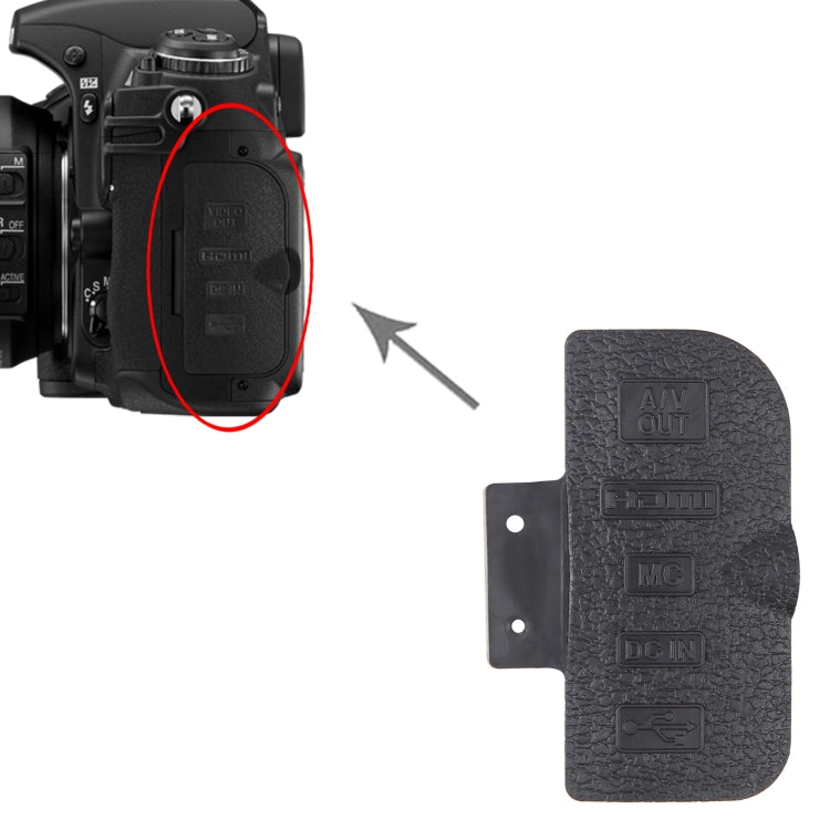 For Nikon D300 / D300s OEM USB Cover Cap - USB Cover Cap by buy2fix | Online Shopping UK | buy2fix