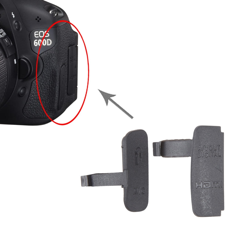 For Canon EOS 600D OEM USB Cover Cap by buy2fix