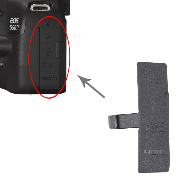 For Canon EOS 550D OEM USB Cover Cap - USB Cover Cap by buy2fix | Online Shopping UK | buy2fix
