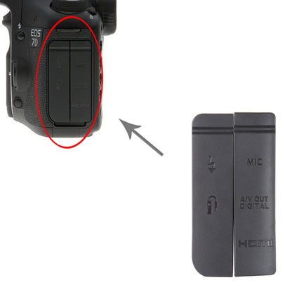 For Canon EOS 7D OEM USB Cover Cap - USB Cover Cap by buy2fix | Online Shopping UK | buy2fix