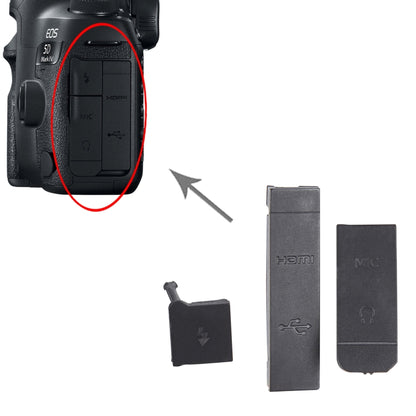 For Canon EOS 5D Mark IV OEM USB Cover Cap by buy2fix