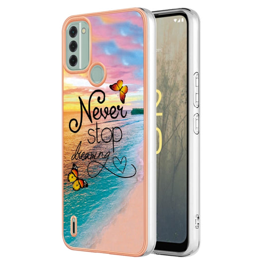 For Nokia C31 Electroplating IMD TPU Phone Case(Dream Butterfly) - Nokia Cases by buy2fix | Online Shopping UK | buy2fix