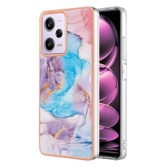 Electroplating IMD TPU Phone Case For Xiaomi Redmi Note 12 Pro 5G Global/Note 12 Pro 5G China/Poco X5 Pro 5G/Note 12 Pro Speed(Blue Marble) by buy2fix