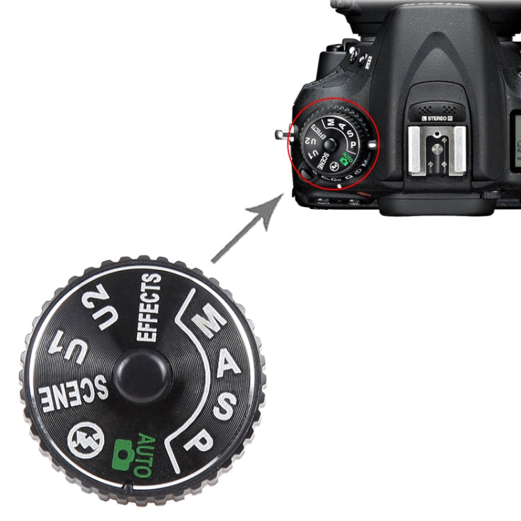 For Nikon D7100 Original Mode Dial - Mode Dial by buy2fix | Online Shopping UK | buy2fix