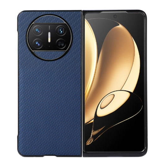 For Huawei Mate X3 Carbon Fiber Texture Shockproof Protective Phone Case(Blue) - Huawei Cases by buy2fix | Online Shopping UK | buy2fix