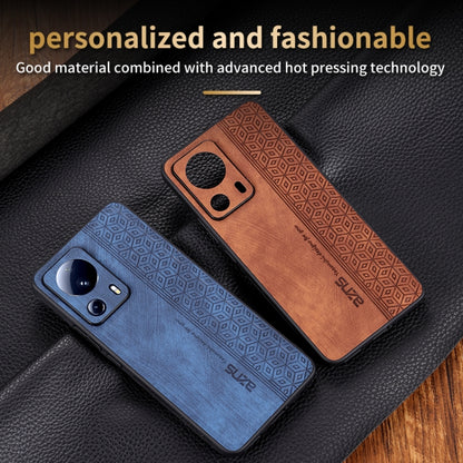 For Xiaomi 13 Lite / Civi 2 AZNS 3D Embossed Skin Feel Phone Case(Purple) - Xiaomi Cases by AZNS | Online Shopping UK | buy2fix