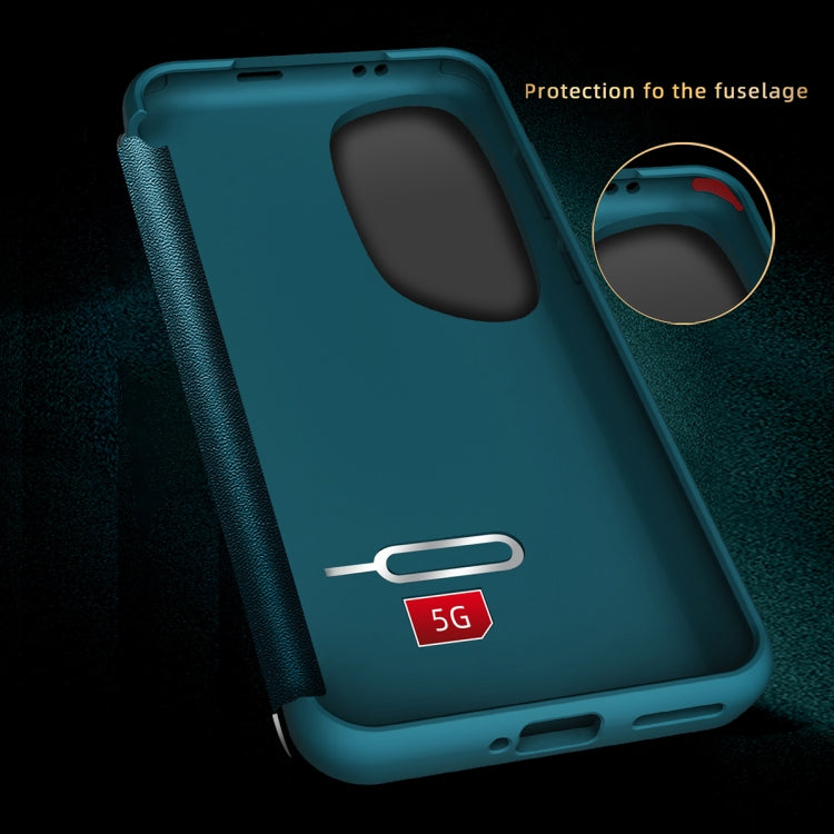 For Huawei P60 Art Leather + TPU Frame Shockproof Phone Case(Orange) - Huawei Cases by buy2fix | Online Shopping UK | buy2fix