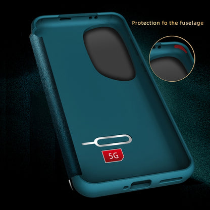 For Huawei P60 Art Leather + TPU Frame Shockproof Phone Case(Orange) - Huawei Cases by buy2fix | Online Shopping UK | buy2fix