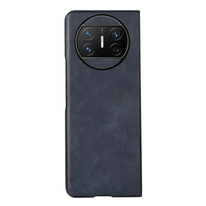 For Huawei Mate X3 Cowhide Texture PU Phone Case(Blue) - Huawei Cases by buy2fix | Online Shopping UK | buy2fix