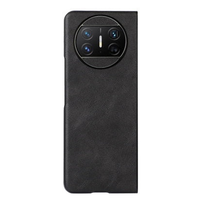 For Huawei Mate X3 Cowhide Texture PU Phone Case(Black) - Huawei Cases by buy2fix | Online Shopping UK | buy2fix